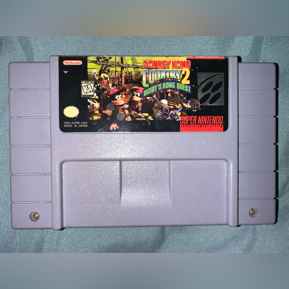 Super Nintendo Donkey Kong Country 2 Diddy’s Kong Quest